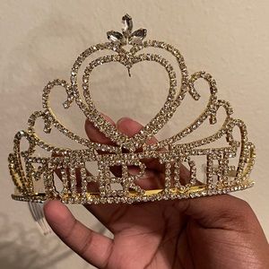 Mother To Be Rhinestone Tiara